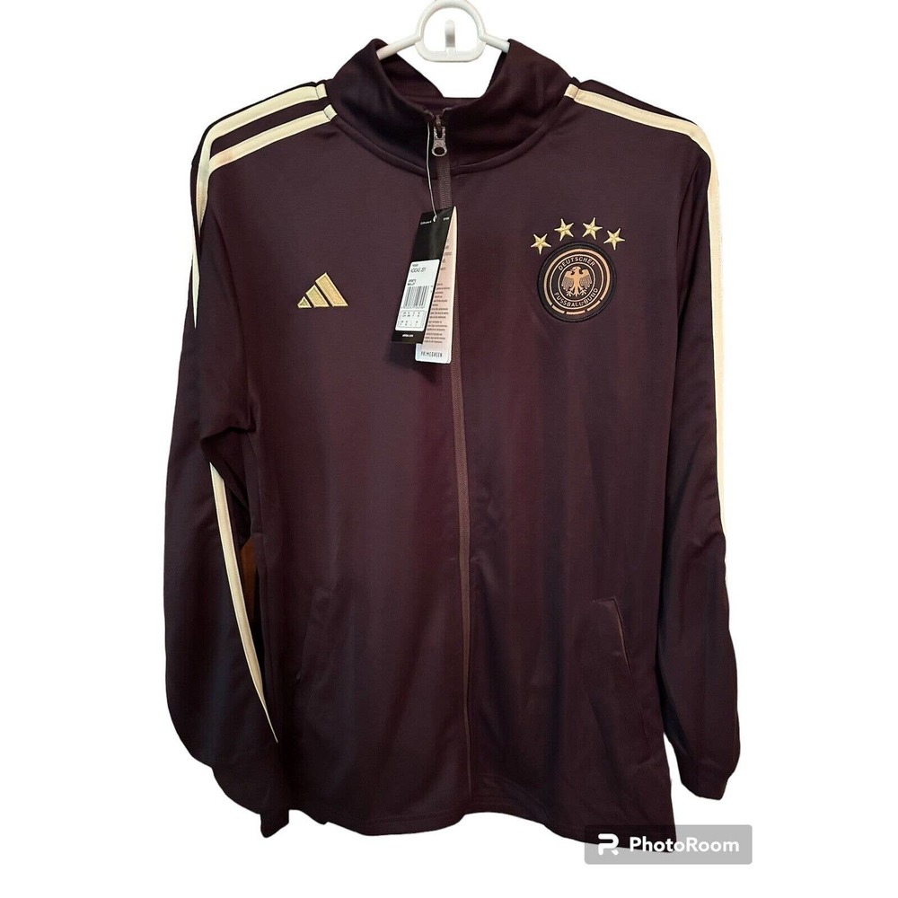 Adidas Germany National Team Presentation Full Zip Raglan Track Jacket NWT Med.